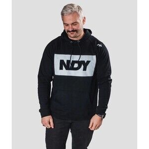 NDY Not Dead Yet Men’s Black HVIII Brand Hoodie Sweater Sweatshirt Size 2X XXL